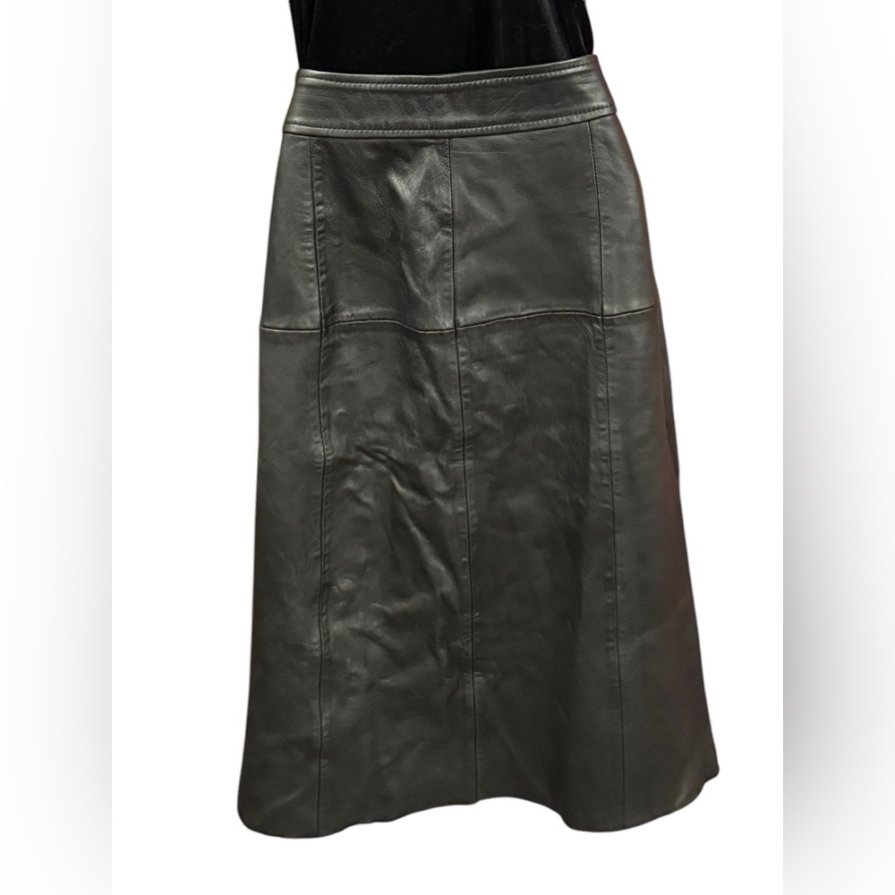 Vanessa Seward Pour La Redoute Leather Skirt - Picture 3 of 7